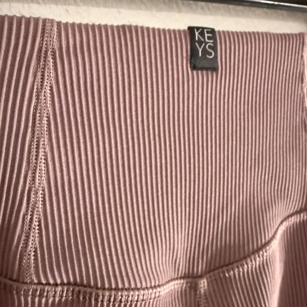 Athleta + Alicia keys Mauve Ribbed Leggings - Picture 6 of 7